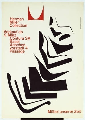 MoMA | The Collection | Armin Hofmann. Herman Miller Collection, Möbel unserer Zeit. 1962 #design #swiss #hoffman #armin