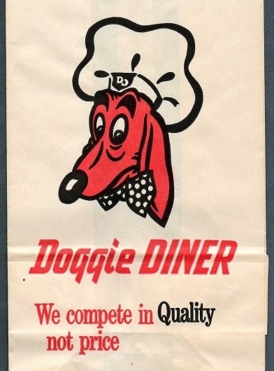 All sizes | Doggie Diner sack | Flickr - Photo Sharing! #logo #illustration #retro #vintage
