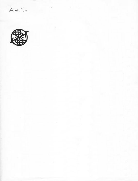 Anaïs Nin, 1979 | Source #icon #letterhead #minimal