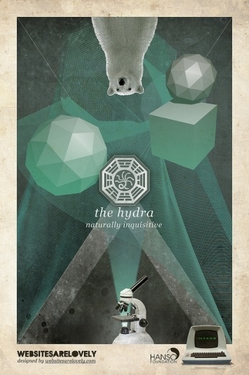 The Hydra | Flickr: Intercambio de fotos #movie #design #graphic #hanso #initiative #dharma #vintage #poster #collage #lost