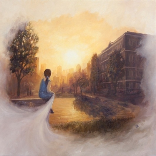 Outside Looking In - My Modern Metropolis #painting