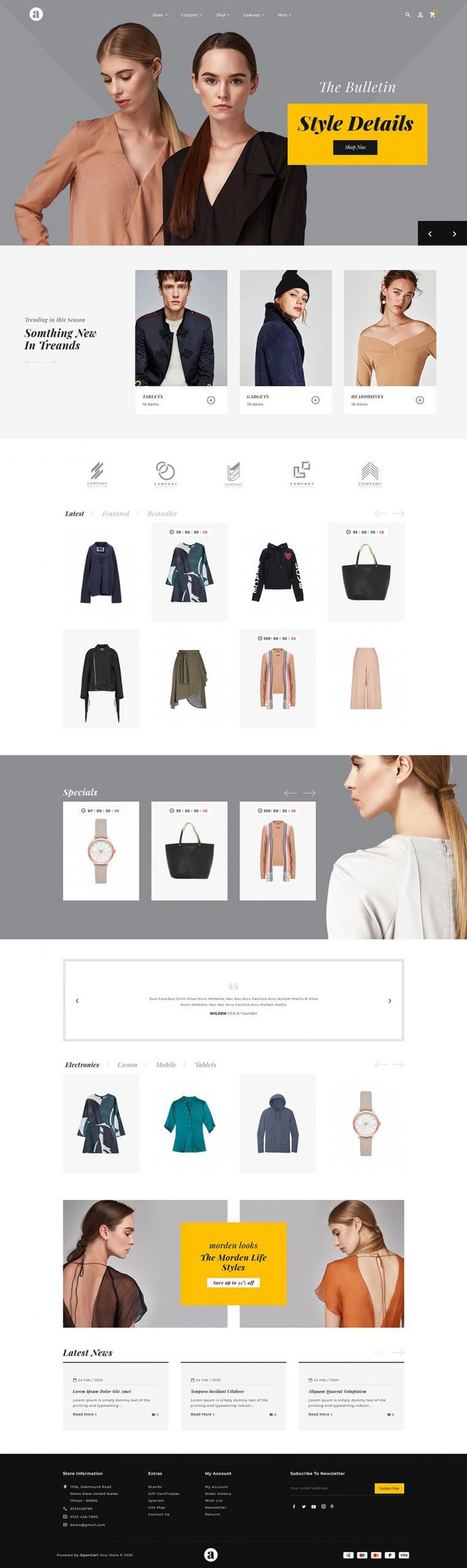 ankle - Boutique OpenCart Multi-Purpose Responsive Theme | TemplateTrip