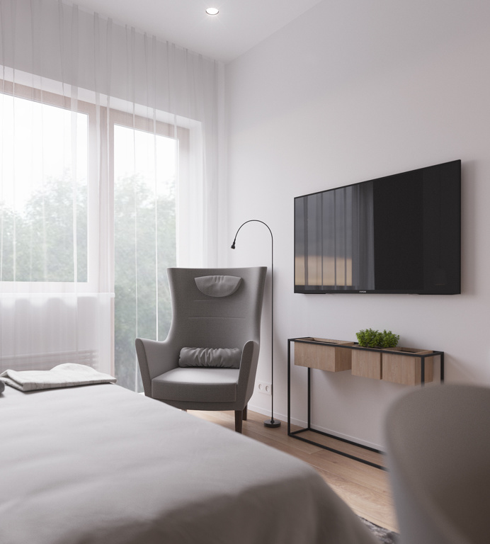 Minimal scandinavian house Kolodishchi
