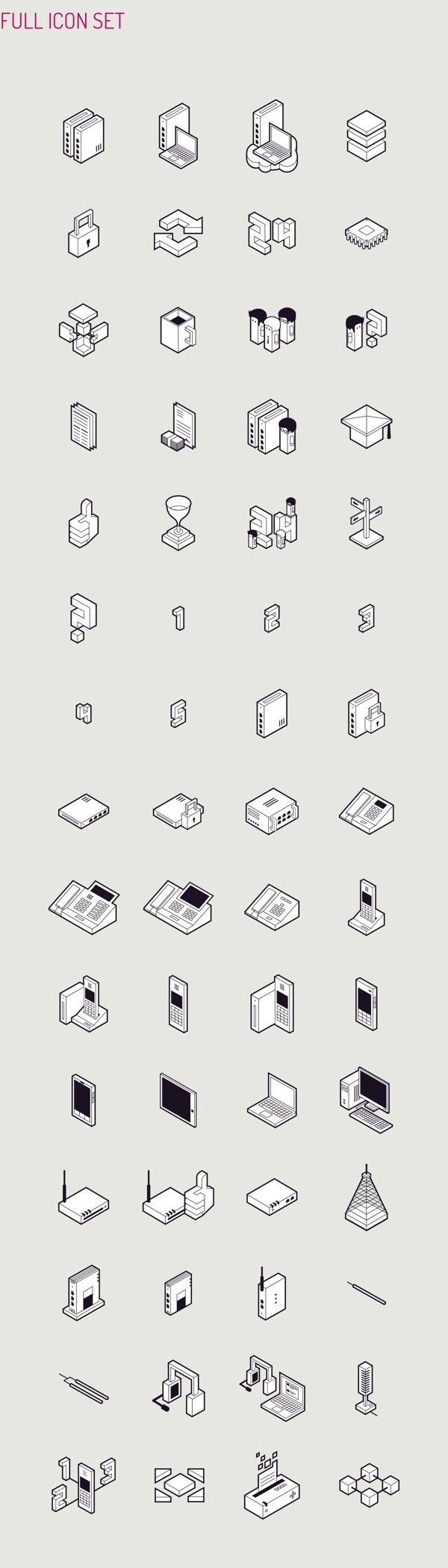 Datera SA Isometric Icon Set designed by Perconte #illustration