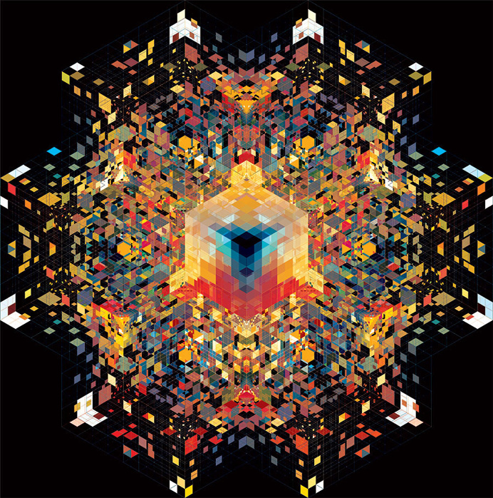 #geometry #color #warm and cool #palette