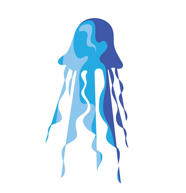 ACUARIO INBURSA - ICONOGRAFÍA on Behance #draw #jellyfish #sea #sealife #capitancharlsillustration #creature