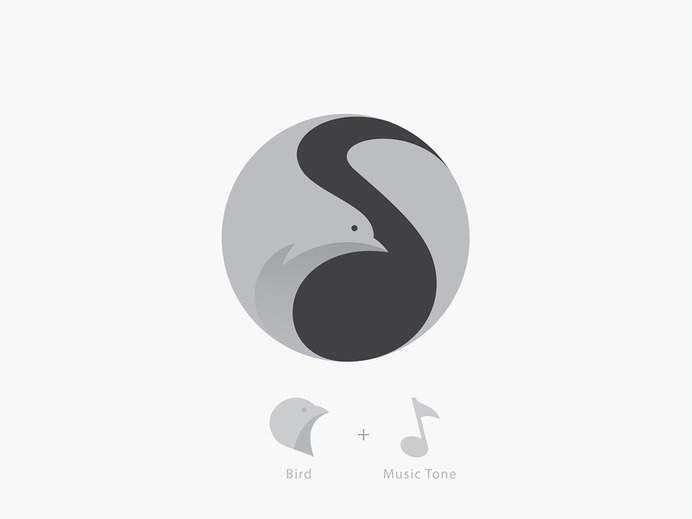Bird + Music Note by Yoga Perdana
