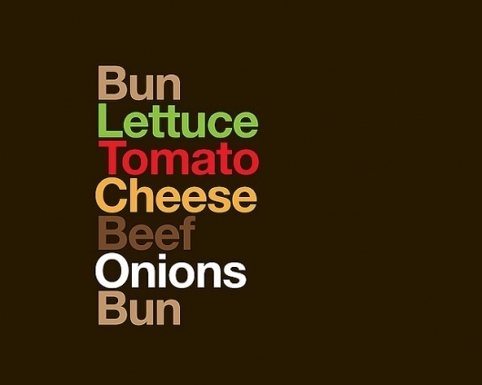 Burgervetica™ | Flickr - Photo Sharing! #helvetica #food