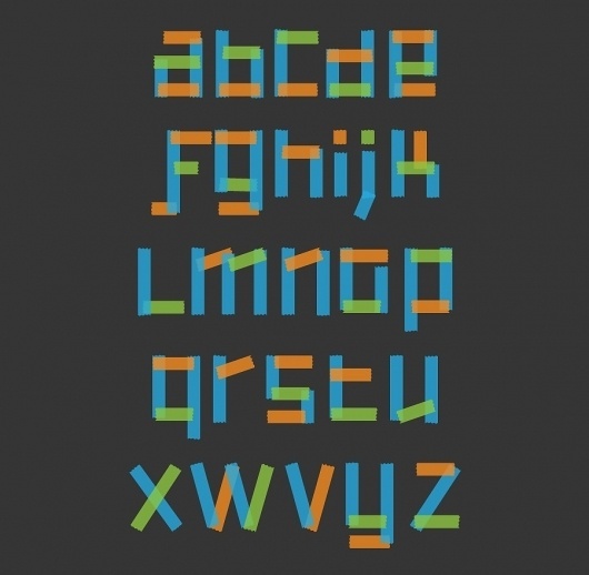 Typedesign - outofoffice #font #specimen #typedesign #fondesign #typography