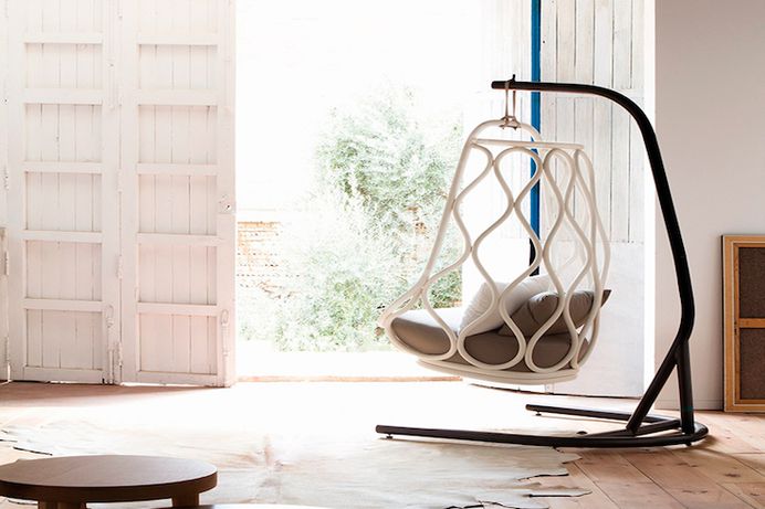 Nautica Hanging Chair by Expormim - IPPINKA The Nautica Hanging Chair is an entirely unique specimen. It pays homage to one of the very first pieces incepted by Expormim in the seventies. Additionally, just like its predecessor, it uses rattan in bold new refreshing ways.