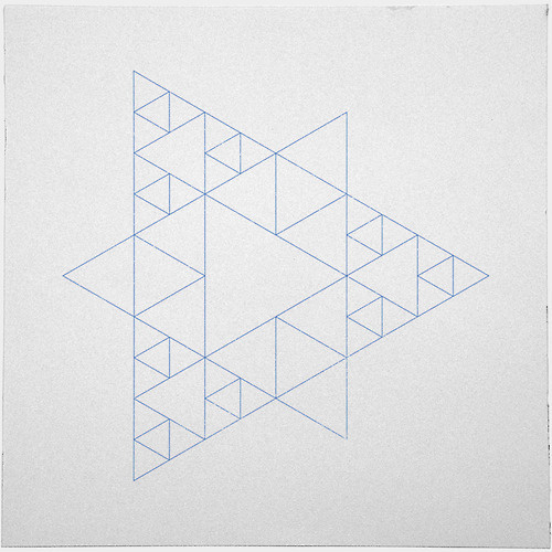 #377 Triangular architecture – Try to interpret this as 3D openings! – A new minimal geometric composition each day