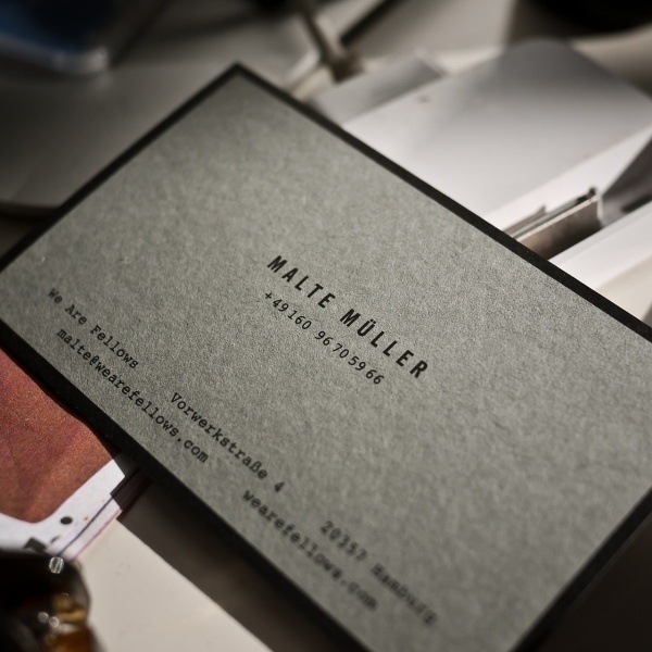 N.H. #card #print #letterpress #business