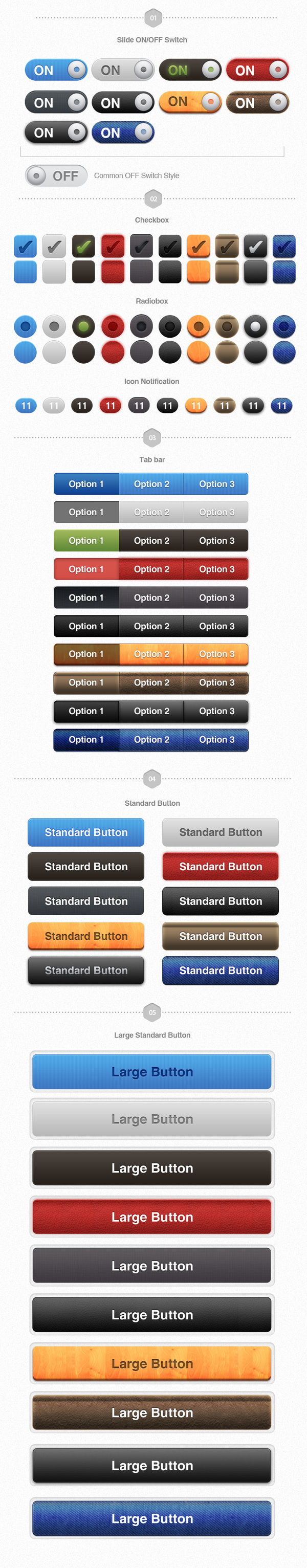 UI Pack for iOS – Build Apps. Awesomely! #controls #design #ui #iphone #element #ios #buttons