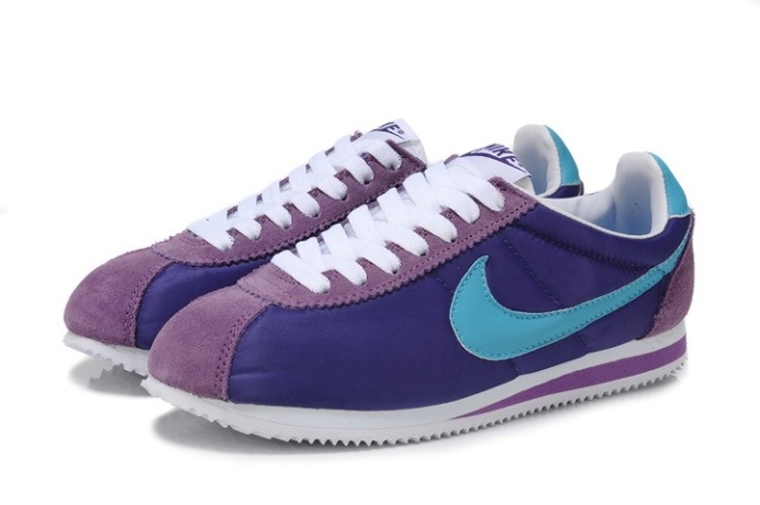 Nike Shoes Classic Cortez Nylon Purple Blue