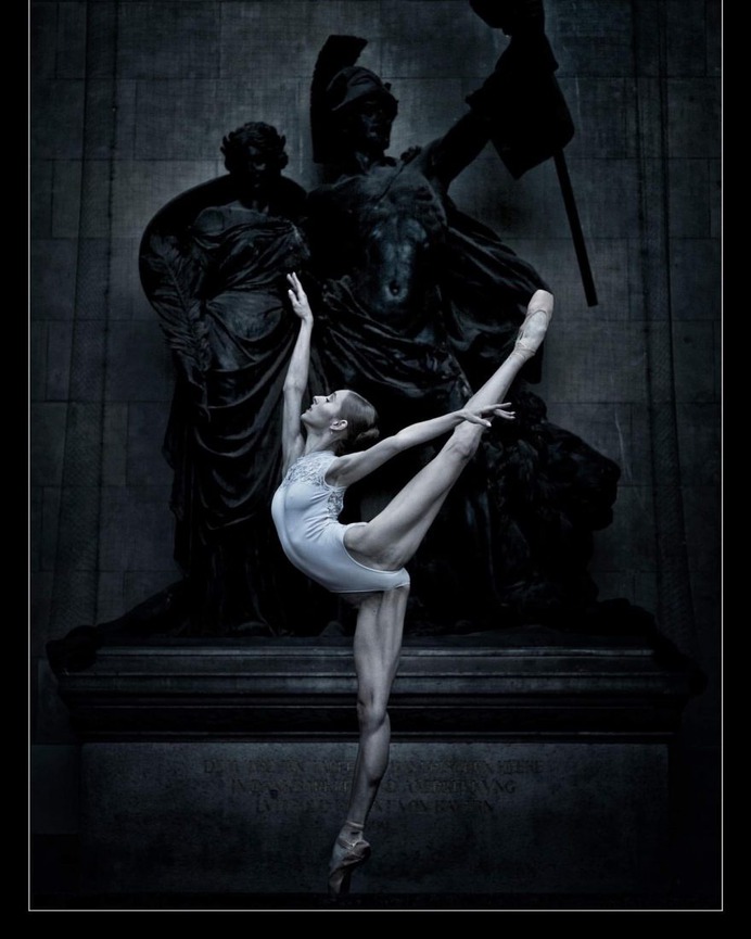 Elegance of Ballerinas Dancing in The Streets by Paul Daniel Schneider