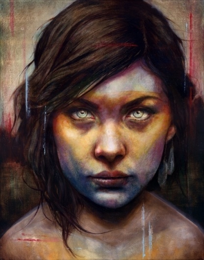 Una-by-Michael-Shapcott_web.jpg (JPEG Image, 530 × 674 pixels) #schapcott #portrait #painting #michael