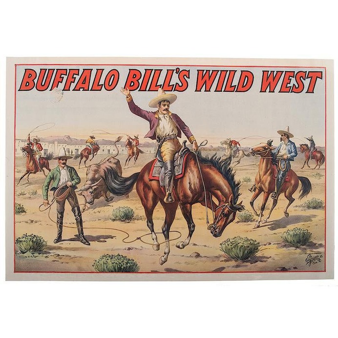 Buffalo Bill's Wild West Vaquero Show Poster by Cowan's Auctions - 640445 | Bidsquare