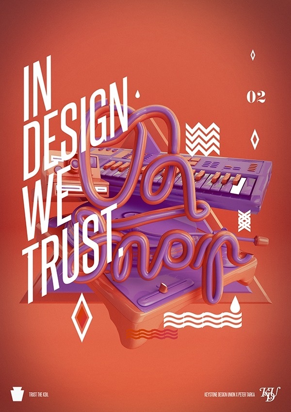 In design we trust 02. on the Behance Network #4d #design #cinema #art