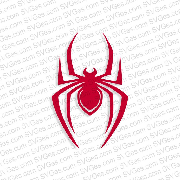 Miles Morales Spiderman logo SVG files