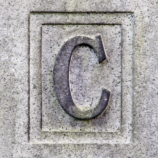 letter C #font #letter #c #typography
