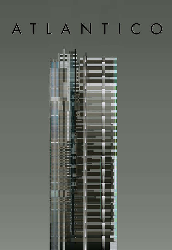 Atlantico #design #graphic #illustration #architecture #poster #art