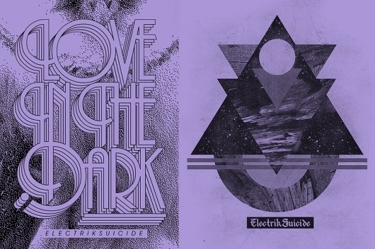 All sizes | love in the dark. | Flickr - Photo Sharing! #pruple #geometric #typography