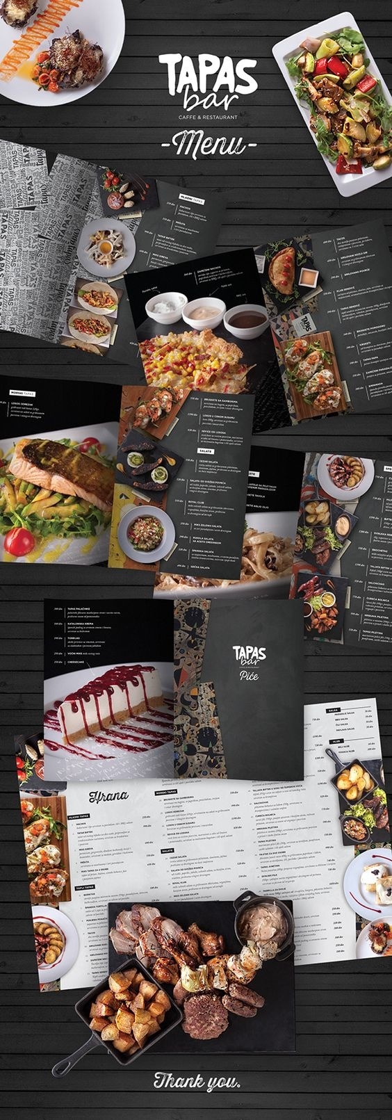 MENU Inspiration TAPAS !!!