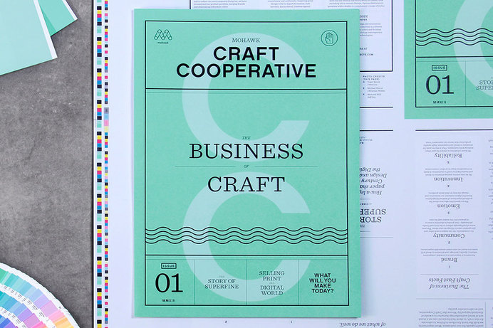 Hybrid Design : Projects : Selected Works : Mohawk Maker Campaign #typography
