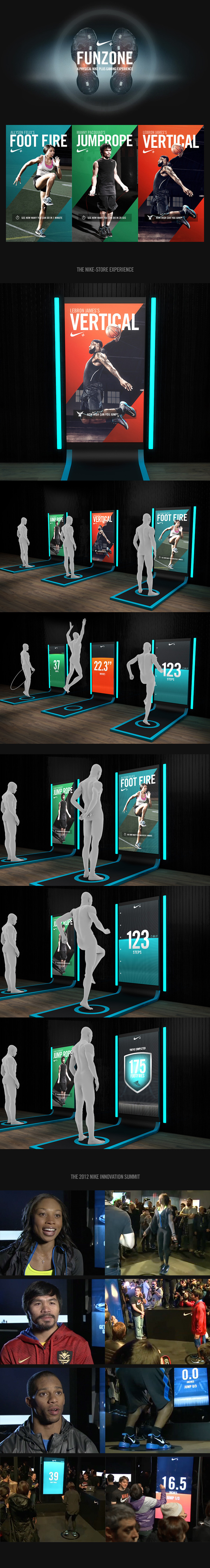Nike+ FunZone on Behance #wwwworkitkittycom #http