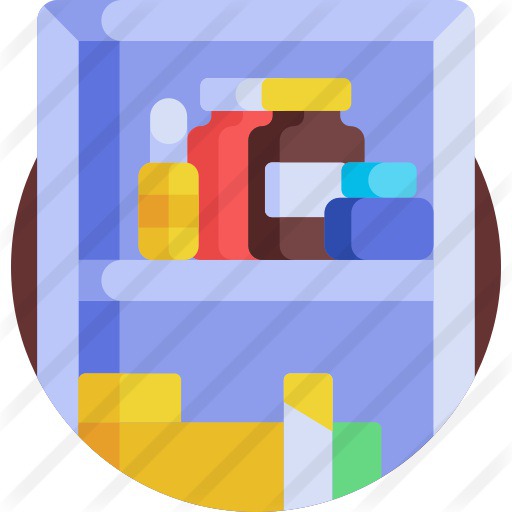 See more icon inspiration related to medicine cabinet, healthcare and medical, furniture and household, medical equipment, pills, medication, drugs, furniture, cabinet, medicines, healthcare, health and medical on Flaticon.