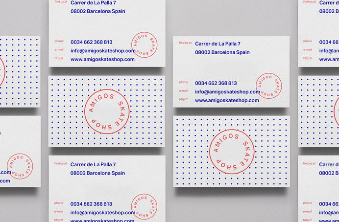 Jorge León — Graphic Design and Art Direction Amigos Skate Shop - Jorge León #card #print #business #stationery