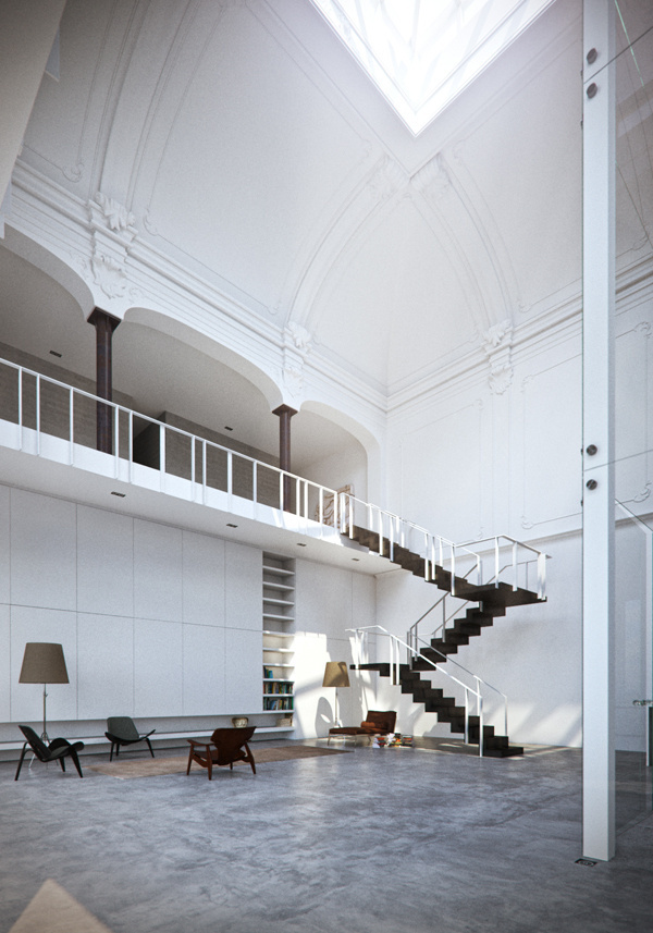 More 3D and an interview with Bertrand Benoit emmas designblogg #interior #visual #design #digital #visualization #art #3d #decoration