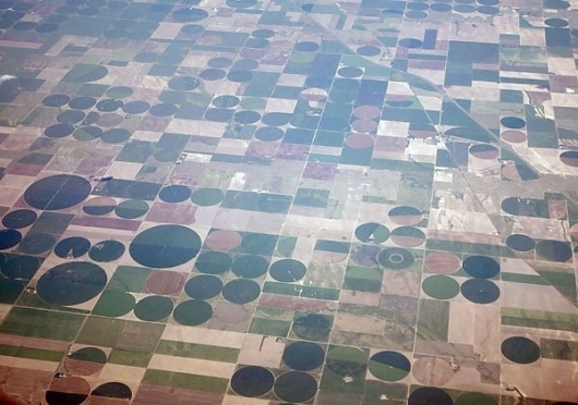 Operation Window Seat: LAX - PIT (NOTCOT) #fields #photography #circles
