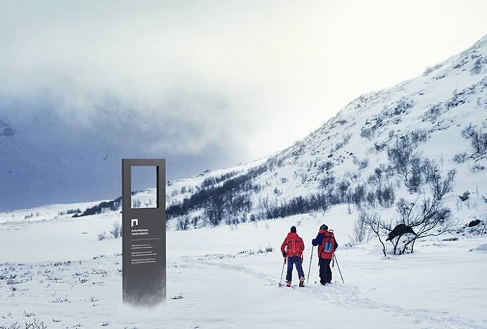 Norway's National Parks by Snøhetta #graphic design #sign