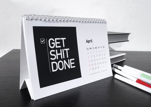 Startup Quote 2014 Desk Calendar #tech #gadget #ideas #gift #cool