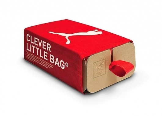Fancy - Puma Clever Little Bag designed by fuseproject #packing #red #branding #box #puma