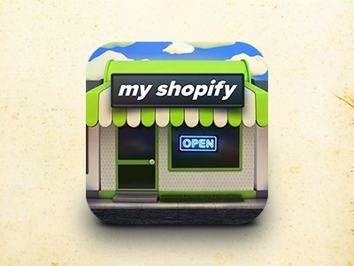 Myshopify small #designers #icon #design #graphic #icons #illustration #app #graphics