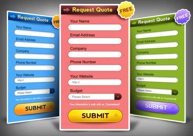 Request a quote form psd in colors Free Psd. See more inspiration related to Quote, Colors, Form, Psd, Horizontal and Request on Freepik.