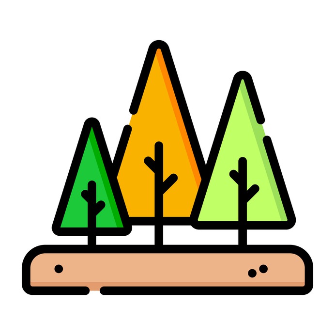 See more icon inspiration related to forest, woodland, ecology and environment, pines, trees, woods, landscape and nature on Flaticon.