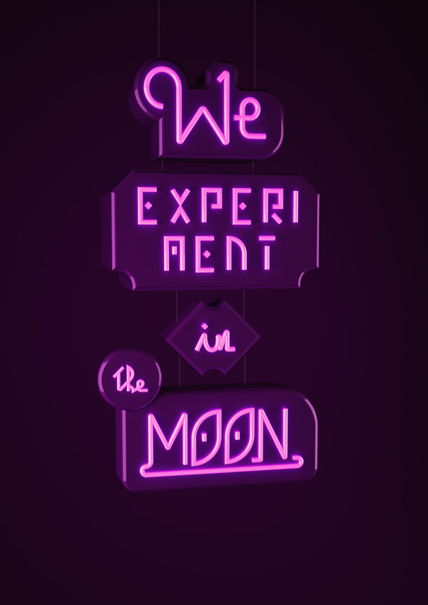 WE.type #3d #poster #typography