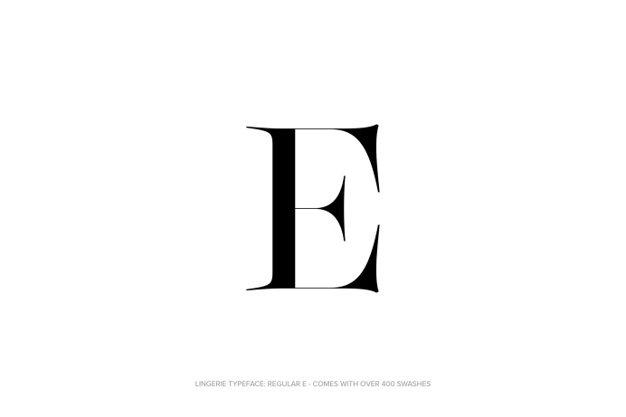 Lingerie Typeface - The Most Advanced Typeface For Fashion And Luxury by Moshik Nadav Typography #Lingerie #Typeface #Fashion #FashionTypogr