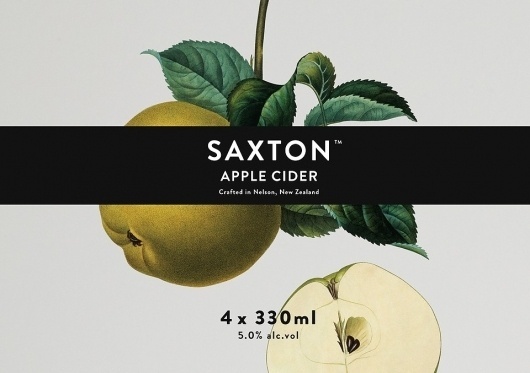 Best Awards - Supply. / Saxton #packaging #cider #apple #label