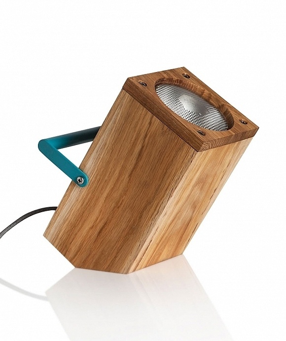 Tom, torch inspired table lamp #design #lighting #table #lamp #wood