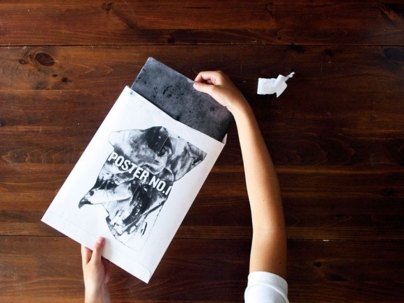"Dirt Poster" by Roland Reiner Tiangco. Click on the image to understand the project and follow the full process #ink #experimental #concept #poster #dirt