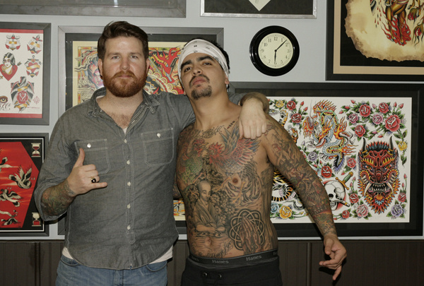 Aaron Sanchez At The Shop Only You Tattoo #aaron #sanchez #tattoos