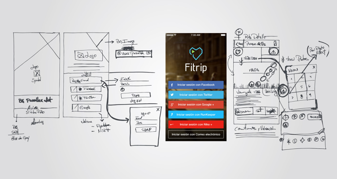 Fitrip App #branding #uiux #mobile #app #fitness #travel #city #venezuela #startup #simple #minimal #minimastudio #fitrip