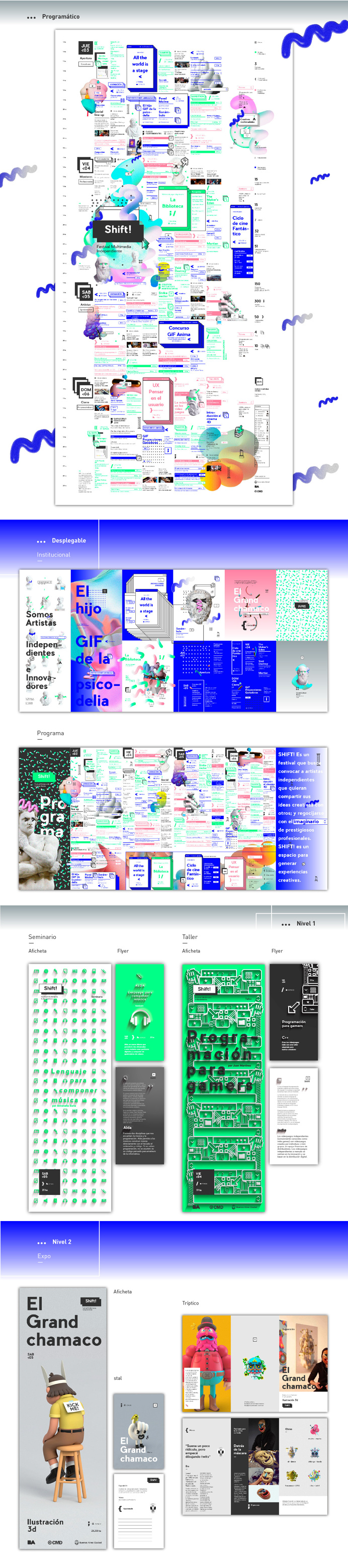 Shift! Festival multimedia independiente on Behance