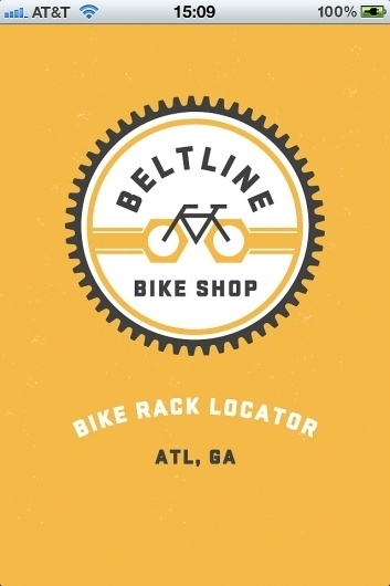 trackosaurus rex - Beltline Bike Shop Rack Locator! #logo #circle #bike