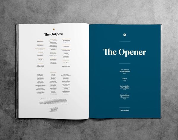 The Outpost - 00 on Behance #grid #layout #editorial