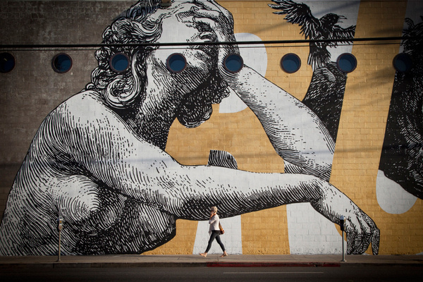 woodkid and cyrcle collaborate on los angeles mural 05 #woodkid #cyrcle #mural #and